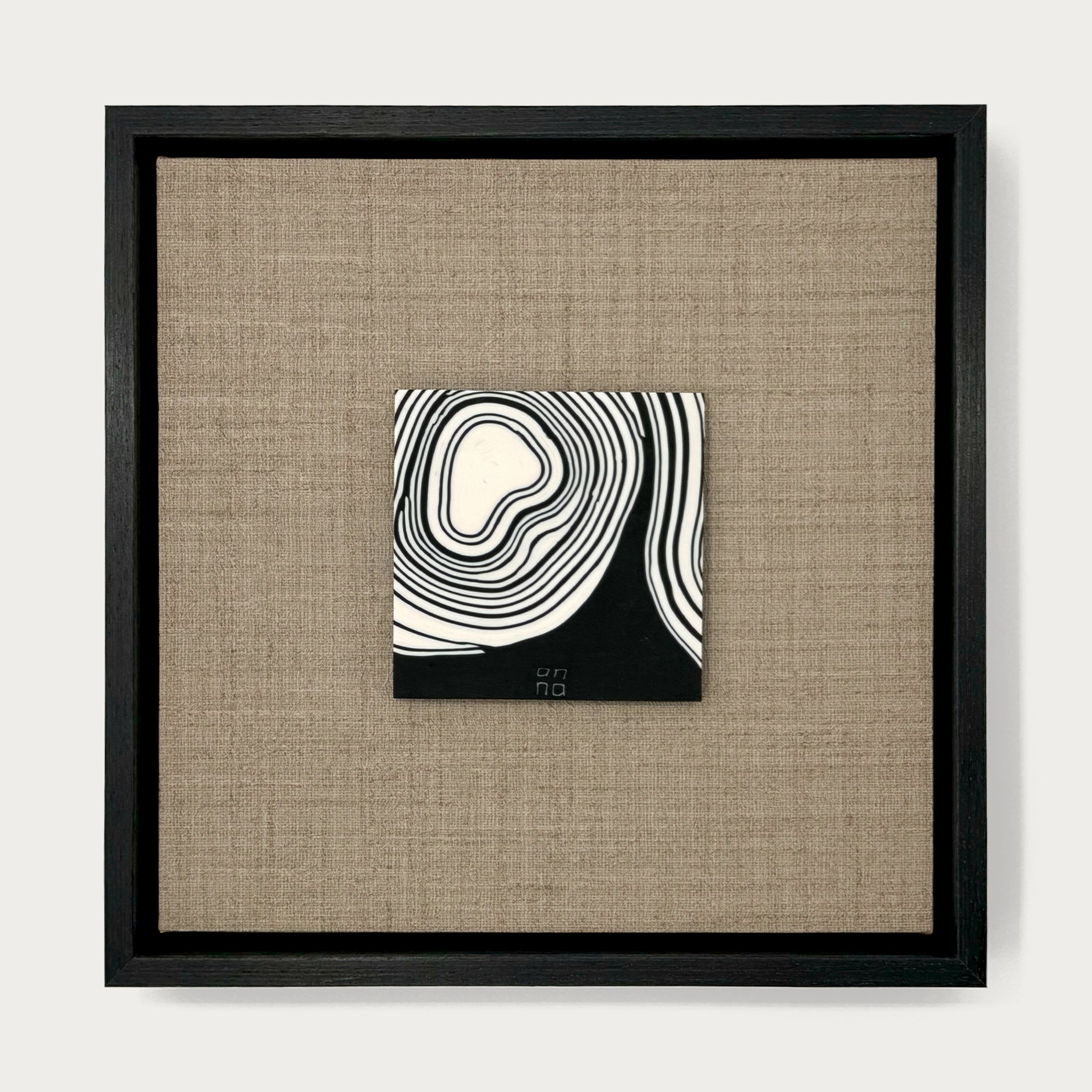 Black Frame / Noisette Panel